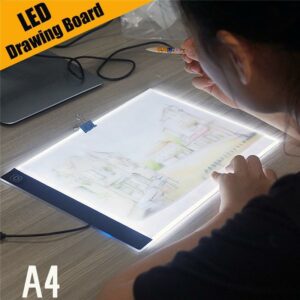 Ultra Thin A4 LED Light Pad Artist Tattoo Stencil Board Light Box Table Tracing Drawing Board